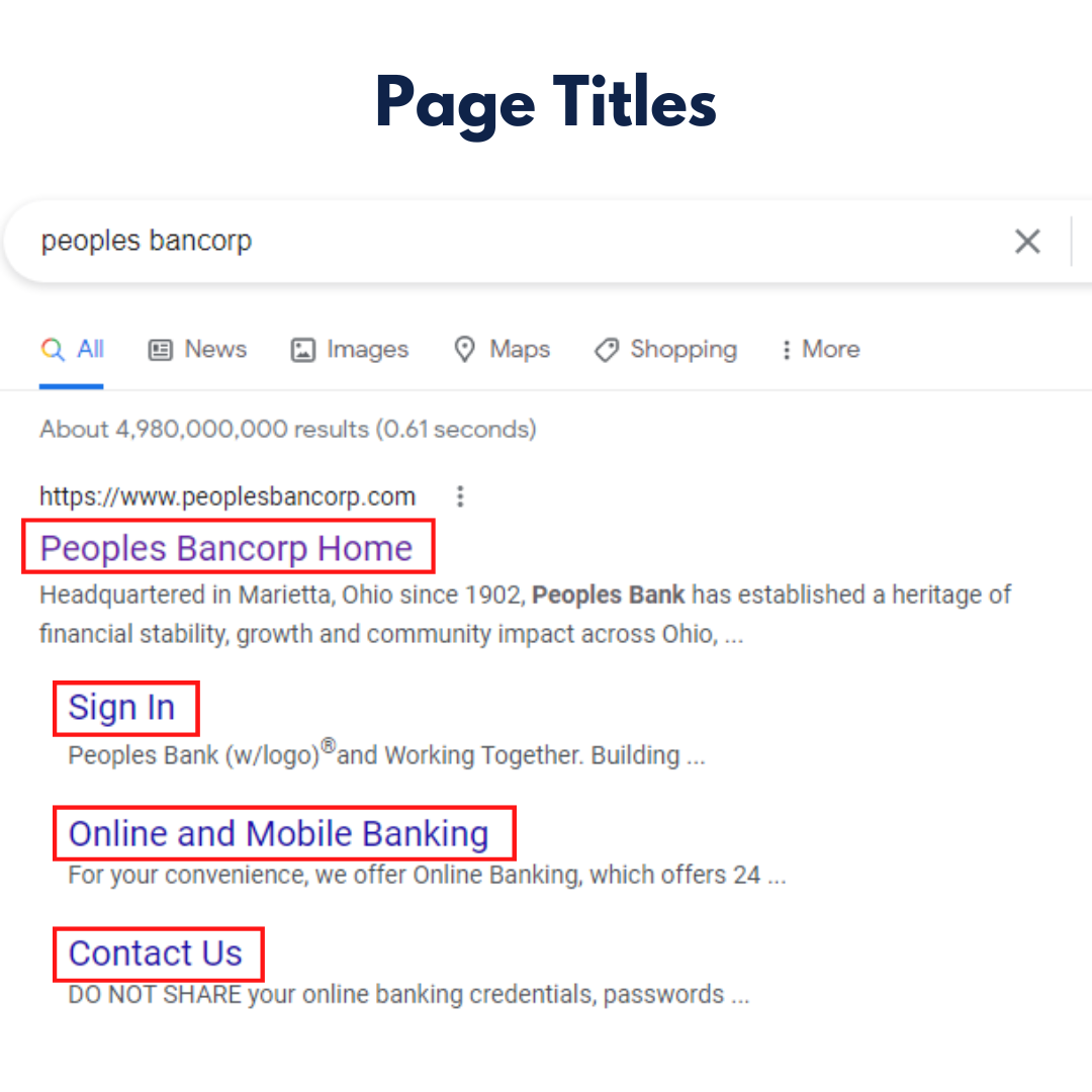 SEO Page Titles